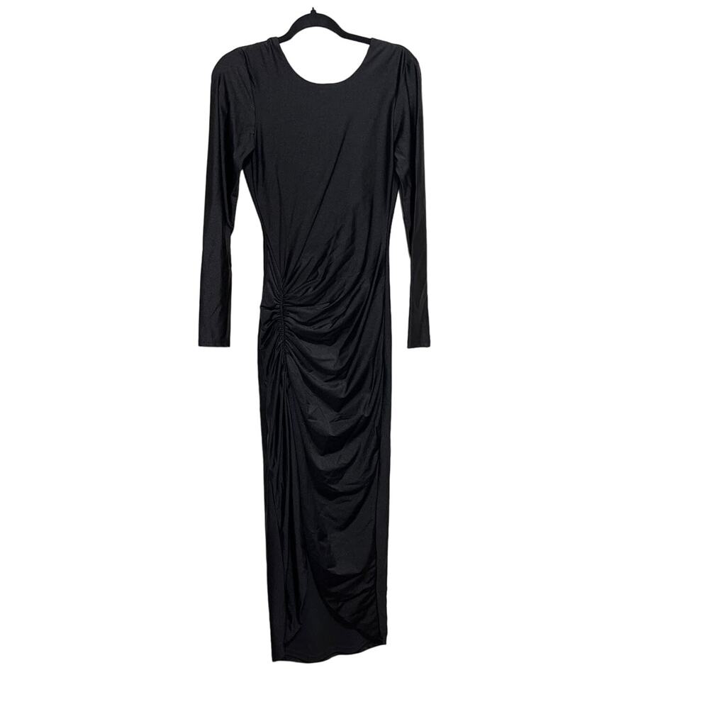 By the way. Revolve Dress along Sleeve Open Back High Slit S
